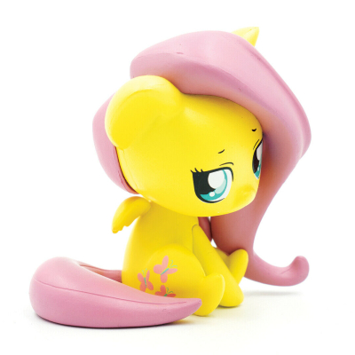 Officiële My little Pony chibi vinyl figure Fluttershy +/-6cm (geen speelgoed)